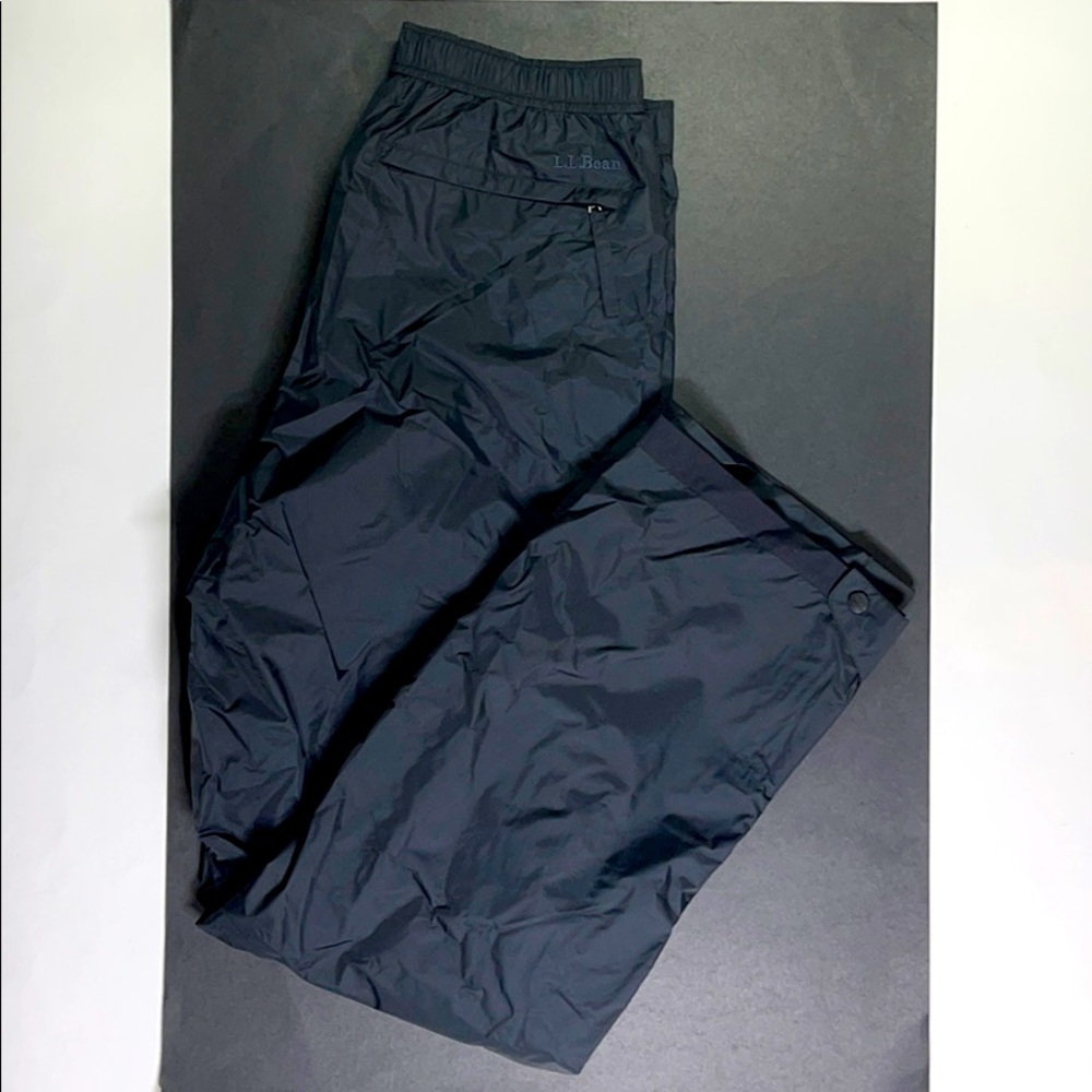 NWOT L.L. Bean Goretex Waterproof Breathable Pants with Covered Side Zipper  M T